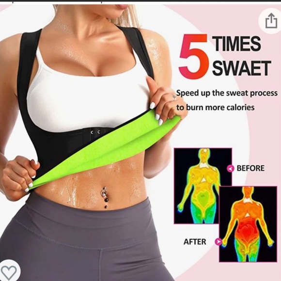 Bilayer Neoprene Design Shapers Slim Waist Trainer Corset Weight Loss Sweat Vest - Picture 3 of 16